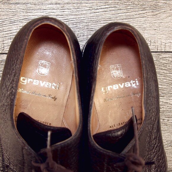 $895 GRAVATI Neiman Marcus 8.5 M Genuine PECCARY Brown 16133 * add $15 new Trees - Picture 6 of 16